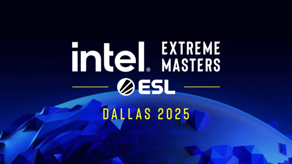 Intel Extreme Masters ESL logo for Dallas 2025 esports event