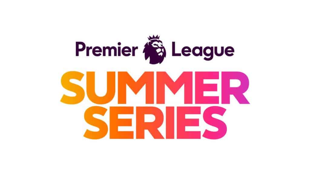 Premier League Summer Series logo with colorful gradient text